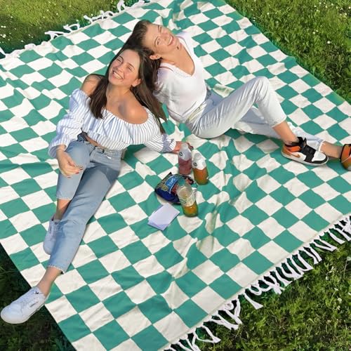 Large Picnic Blanket Outdoor Law Park Grass Patio Mat Manta Para Soft Car Travel Essentials Road Trip Summer Vacation Stuff Outside Accessories Roadtrip Camping Gear Rv Must Haves Glamping Tent Gadget