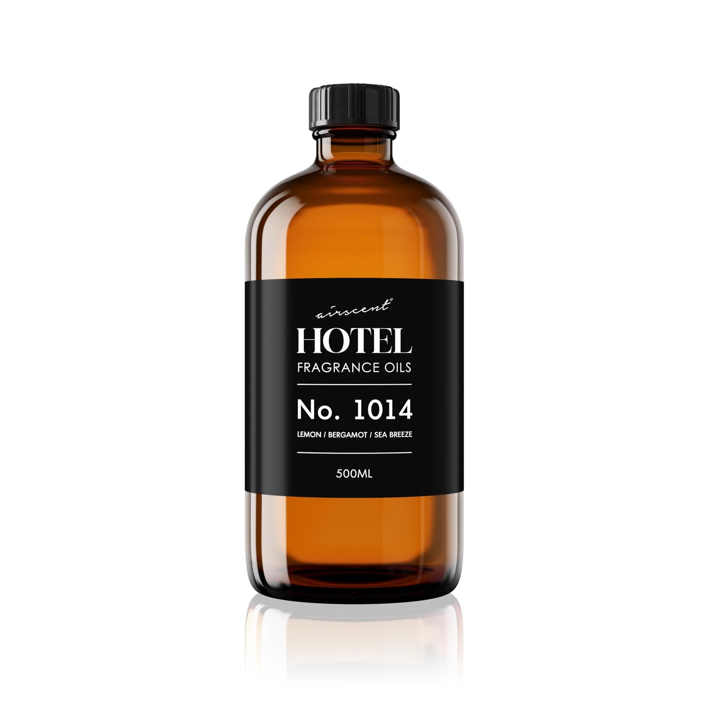 AirScent Ritzy Hotel Fragrance Oil No. 1014 - The Iconic 5-Star Hotel Coastal Blend - Lemon Bergamot Sea Breeze - 500 mL Hotel Diffuser Oil for Ultrasonic and Waterless Diffusers and Crafting