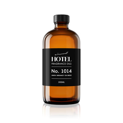 AirScent Ritzy Hotel Fragrance Oil No. 1014 - The Iconic 5-Star Hotel Coastal Blend - Lemon Bergamot Sea Breeze - 500 mL Hotel Diffuser Oil for Ultrasonic and Waterless Diffusers and Crafting
