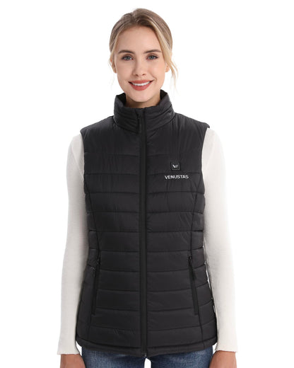 Venustas Women's Heated Vest with Battery, Lightweight Quilted Vest for Women