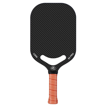 Pickleball Paddle, 3K Carbon Fiber Pickleball Paddle with Aero Throat, USA Pickleball Approved, 16MM Polypropylene Honeycomb Core, Textured Carbon Grit Surface