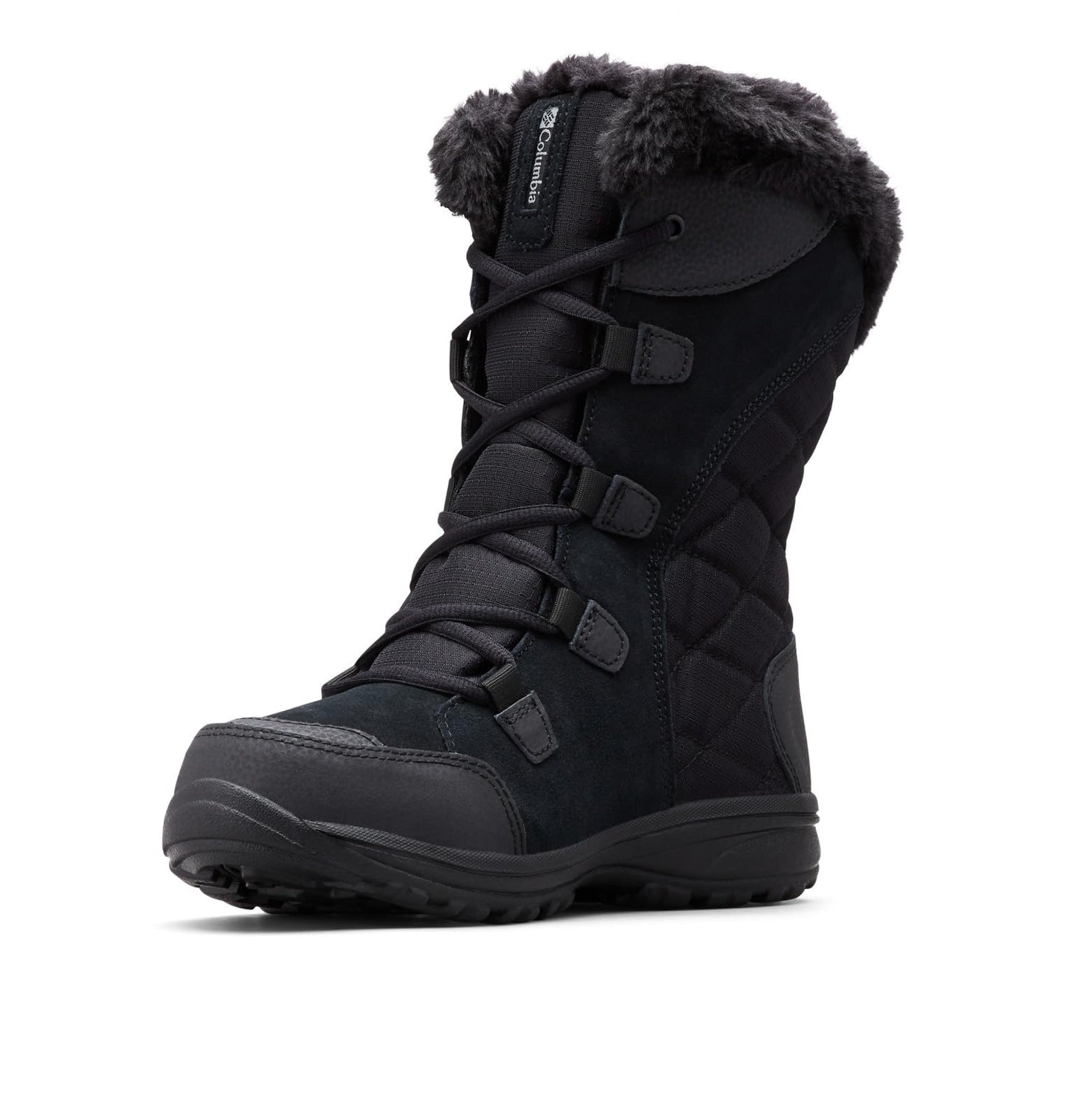 Columbia Womens Ice Maiden II, Black/Columbia Grey, 8