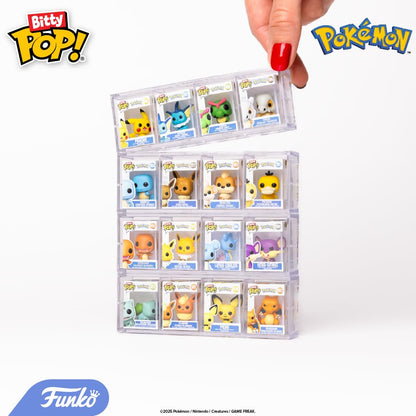 Funko Pop! Bitty: Pokemon - Charmander, Jolteon, Lapras, and Rattata - 0.9 Inch (2.2 Cm) Collectable - Stackable Display Shelf Included - Gift Idea - Party Bags Stocking