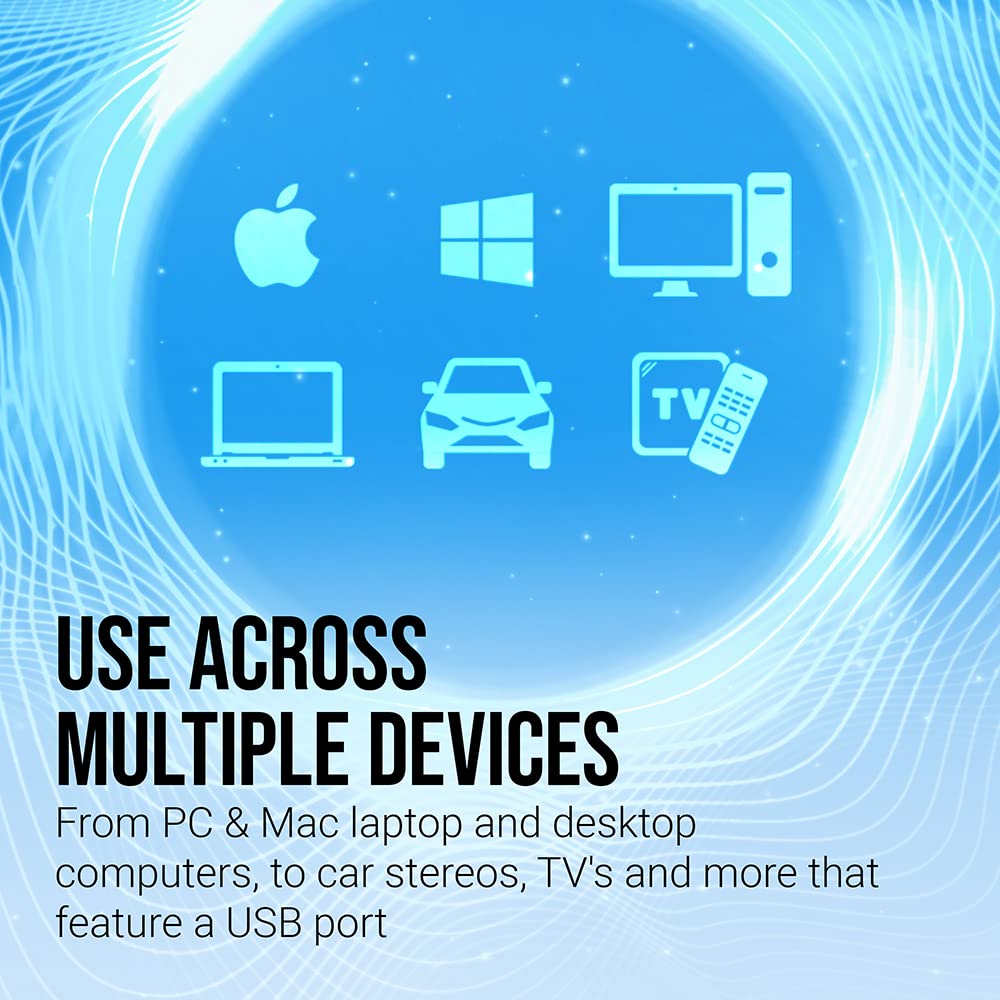 PNY 128GB Turbo Attaché 3 USB 3.0 Flash Drive 5-Pack – Grey, P-FD128X5TBOP-MP, 100MB/s, Light-Weight Durable - Data Storage and Transfer