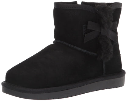 Koolaburra by UGG, Victoria Mini Boot, Black, 4 Little Kid