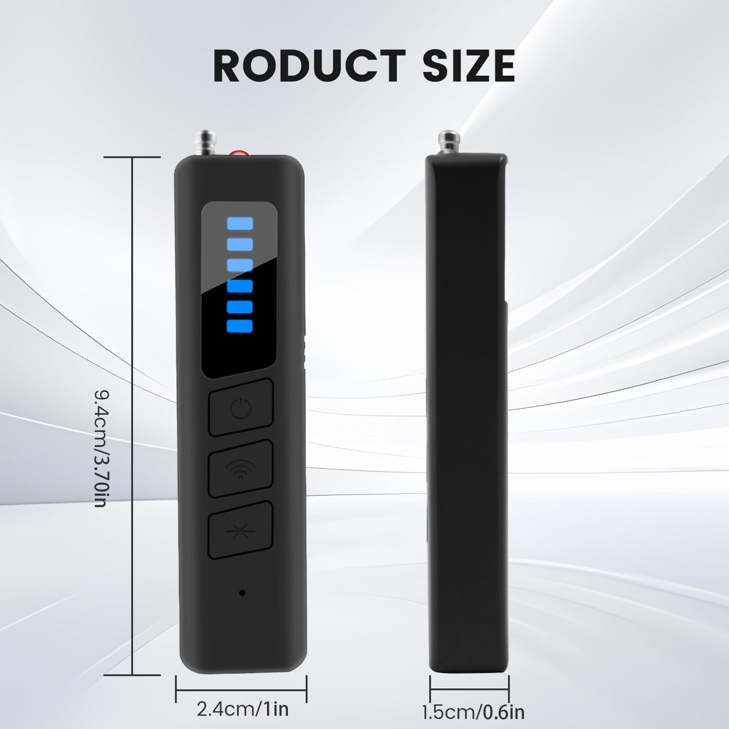 Hidden Camera Detectors, GPS Tracker Detector, Wireless Signal Scanner for, Mini Camera Detector, Suitable for Cars, Travel, Hotels, Office and Home