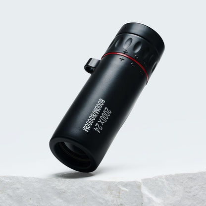 Mini Monocular Telescope Focusing Optical Binoculars Waterproof and Non-Slip Monoculars for Adults, Black