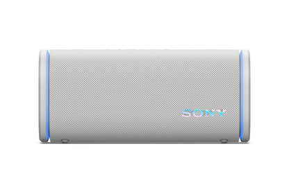 Sony ULT Field 5 Wireless Portable Bluetooth Speaker, IP67 Waterproof, Dustproof, and Rustproof with Enhanced Bass, 25 Hour Battery, 360° Party Light, and Shoulder Strap (SRSULT50W), Off White