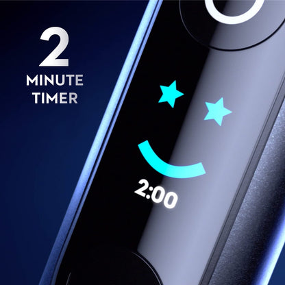 Oral-B iO Deep Clean + Protect Rechargeable Electric Toothbrush, White with a iO Series 7 Toothbrush, 2 Replacement Brush Heads, and a Charging Travel Case