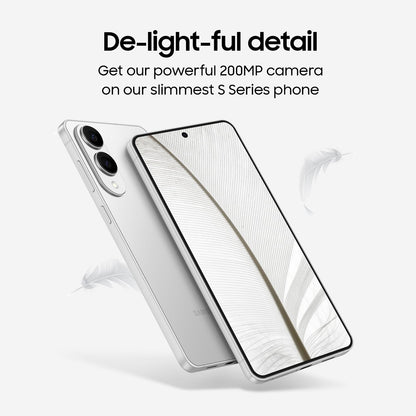 SAMSUNG Galaxy S25 Edge Phone, 256 GB AI Smartphone, Unlocked Android, Night Video, Fast Processor, ProScaler Display, All-Day Battery, 2025, US 1 Yr Manufacturer Warranty, Titanium Icyblue