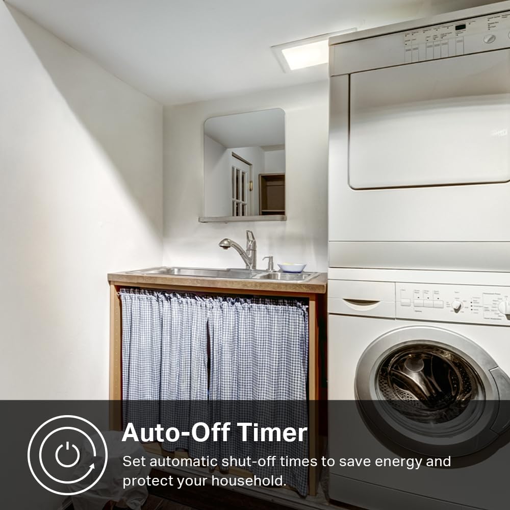 Kasa Matter Smart Light Switch: Voice Control w/Siri, Alexa & Google Assistant | UL Certified | Timer & Schedule | Easy Guided Install | Neutral Wire Required | Single Pole | 2.4GHz Wi-Fi | KS205