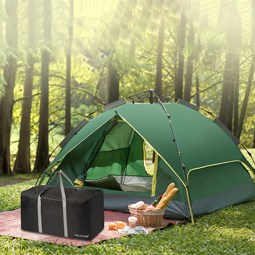 ZALALAS Travel Duffle Bag,96L Extra Large Duffel Bag Lightweight,Waterproof Duffle Bag for Men Women,Black