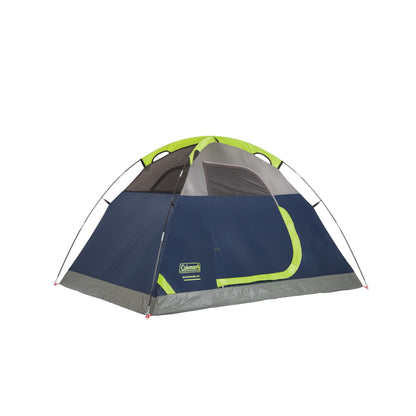 Coleman Sundome 2-Person Tent with Rainfly, Weatherproof Tent Sets Up in 10 Mins