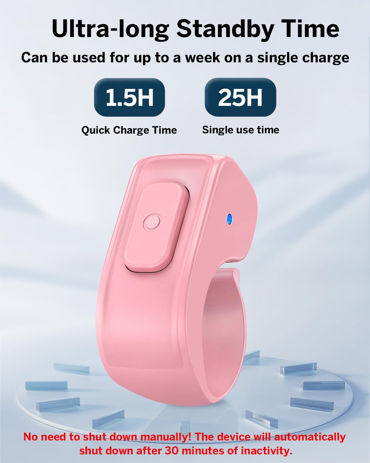 DATAFY [Case-Friendly] Remote Control Page Turner Ring for Kindle Paperwhite Oasis Scribe Kobo eReaders, Camera Camcorder Remote Controls, Page Turner Clicker for iPhone ipad Tablets with Storage Bag