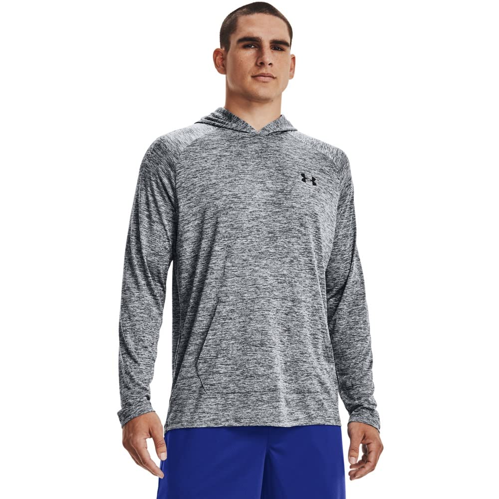 Under Armour Men's Tech 2.0 Hoodie, Pitch Gray (013)/Black, X-Small
