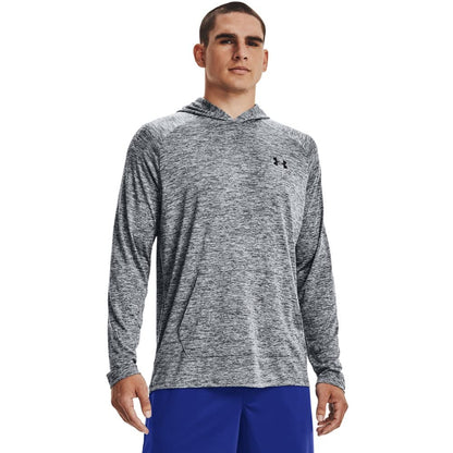Under Armour Men's Tech 2.0 Hoodie, Pitch Gray (013)/Black, X-Small