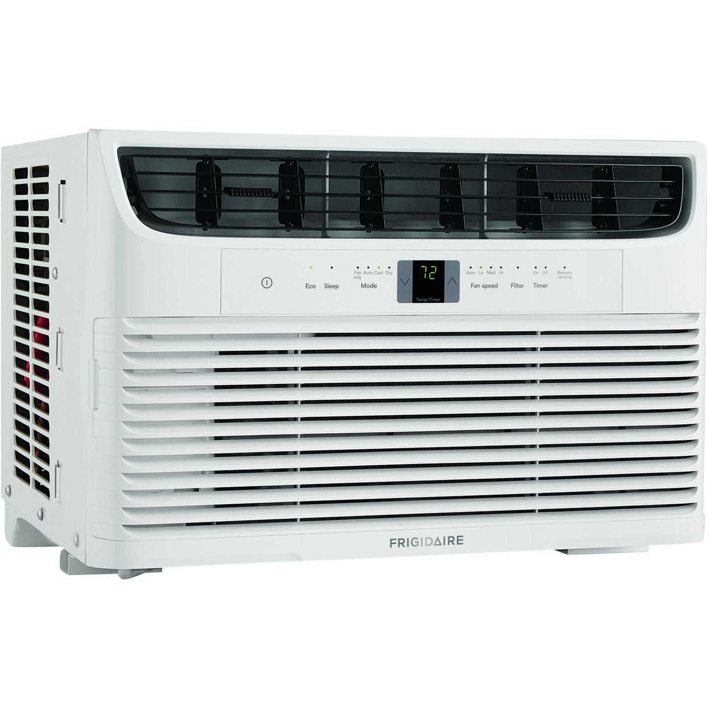 Frigidaire 6,000 BTU Window Air Conditioner & Dehumidifier, 115V, Cools up to 250 Sq. Ft. for Apartment, Dorm Room & Small/Medium Rooms, with Remote Control, Programmable Timer, and Sleep Mode, White