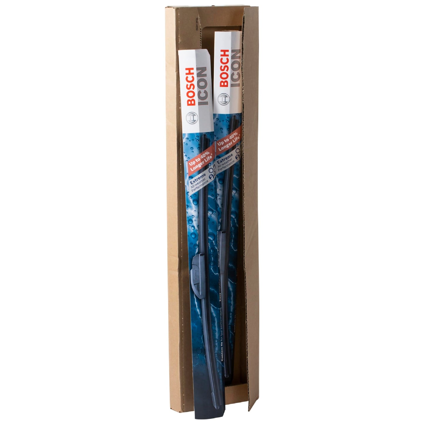 BOSCH 26A18A ICON Beam Wiper Blades - Driver and Passenger Side - Set of 2 Blades (26A & 18A)