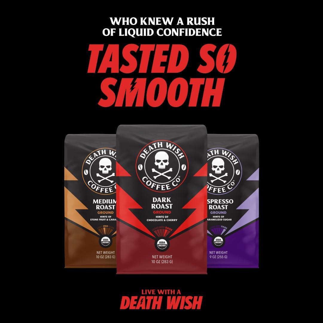 Death Wish Coffee - Dark Roast Single Serve Pods - (50 Count)