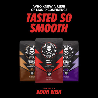 Death Wish Coffee - Dark Roast Single Serve Pods - (50 Count)
