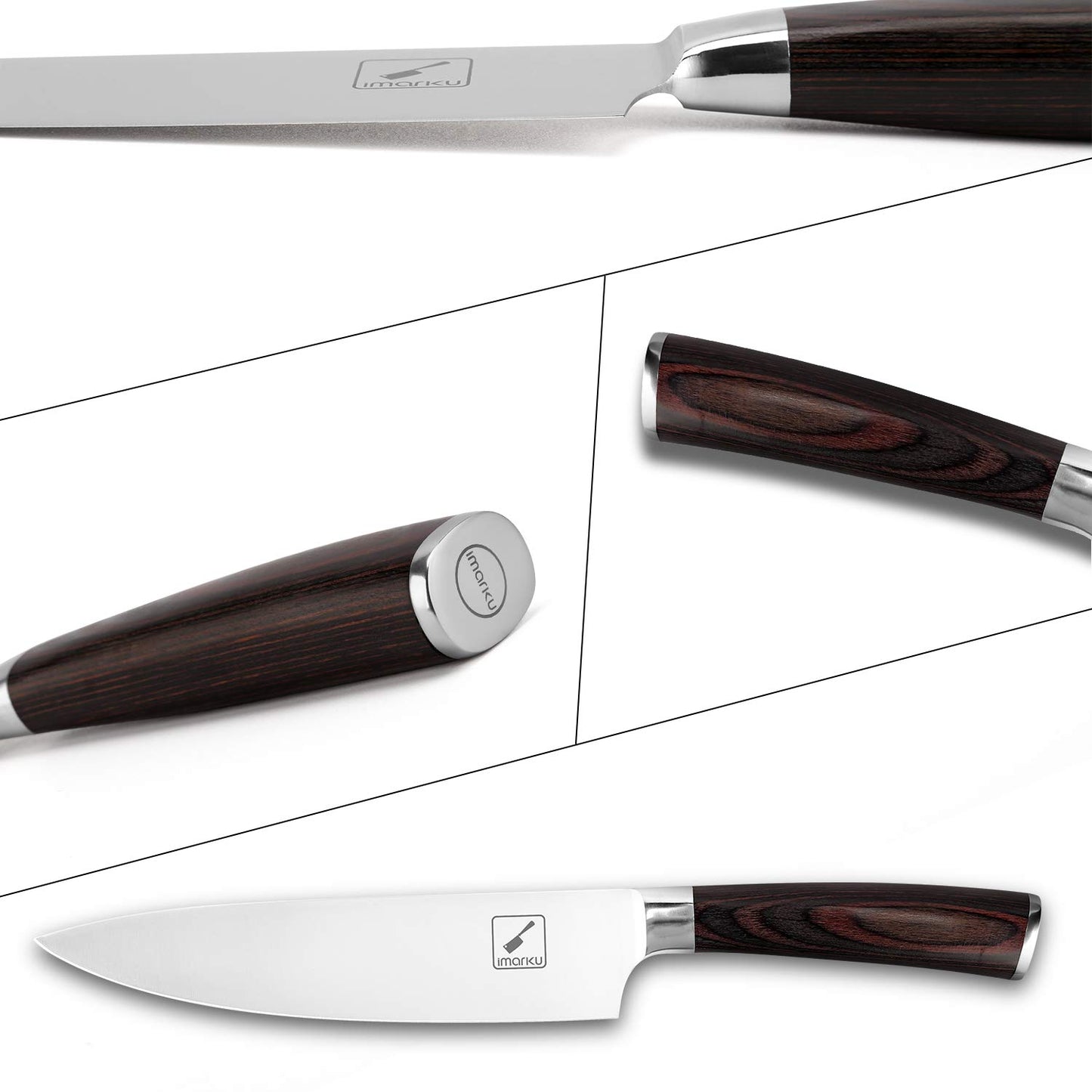 imarku Chef Knife - 8 Inch Home Essentials Sharp Kitchen knife HC Steel Japanese Knife Paring knife, Gifts for Women/Men, Birthday Gifts for Mom/Dad, Kitchen Gadgets with Premium Gift Box