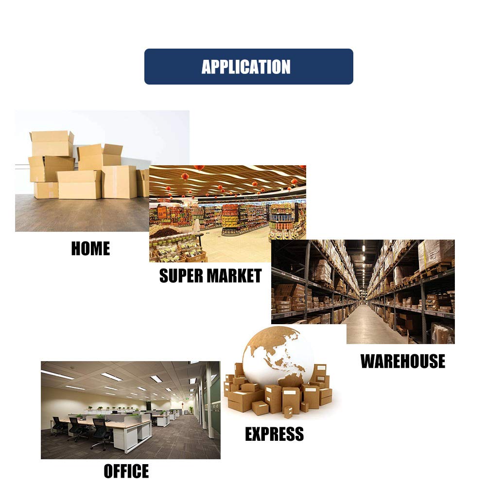 P PERFECTAPE Heavy Duty Packing Tape 6 Rolls, Total 360Y, Clear, 2.7 mil, 1.88 inch x 60 Yards, Ultra Strong, Refill for Packaging and Shipping