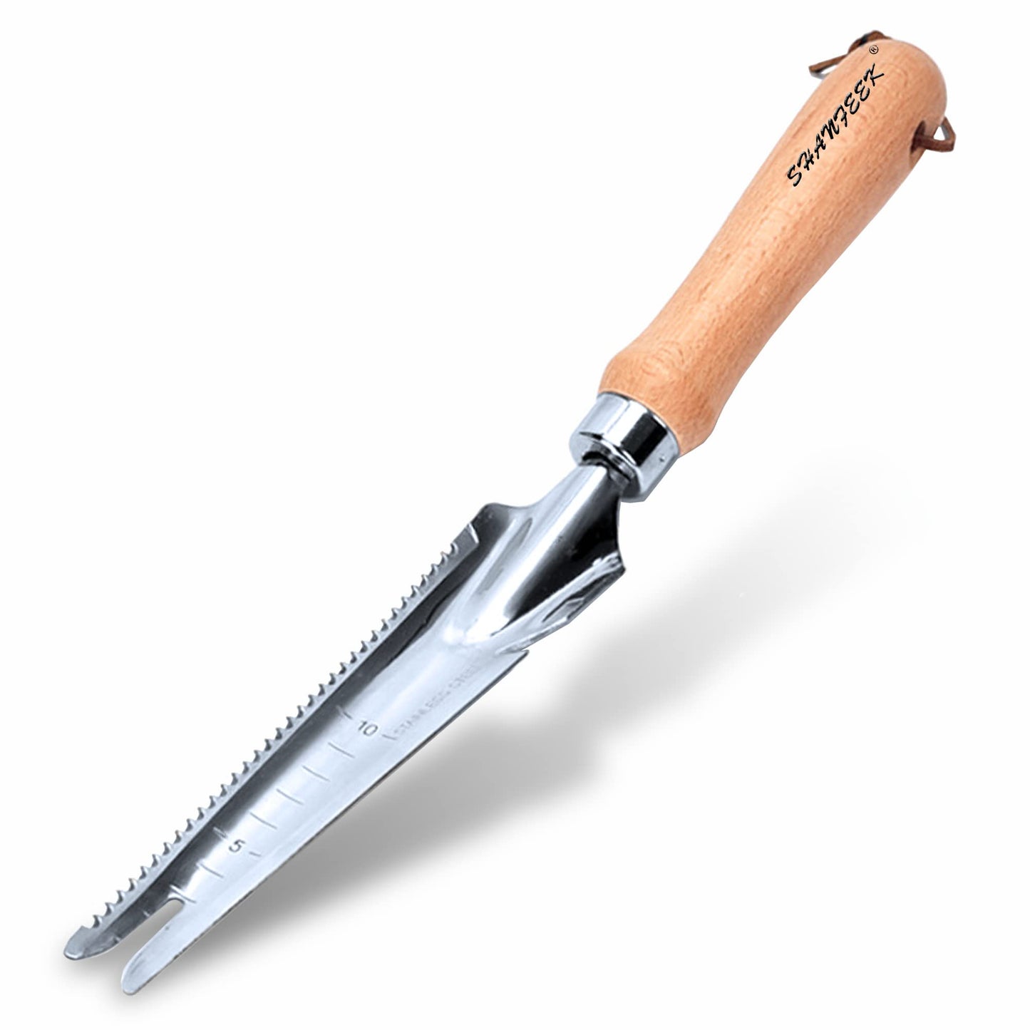 SHANFEEK Weed Puller Crack Weeder Weed Remover Tool for Yard Hoe Gardening Tools Stainless Steel One-Piece Molding (I-Type)