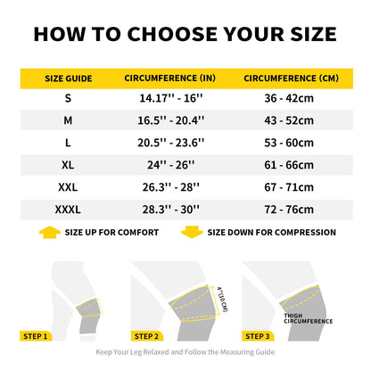 CAMBIVO Copper Knee Braces for Men and Women (2 pack) -Knee Supports Copper Compression Knee Sleeve for Knee Pain, Arthritis, Sports and Recovery Support (Gold, Large)