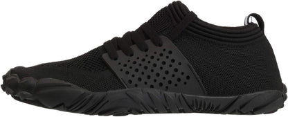 Joomra Womens Barefoot Road Running Shoes Black Size 8.5 Whitin Minimalist Camping for Ladies Zero Drop Hiking Trekking Toes Sneakers Workout Tennis Footwear 39