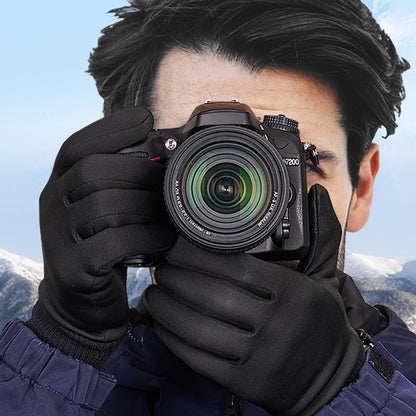 LOUXPERT Winter Waterproof Gloves for Women: Water Proof Touch Screen Gloves for Men Running Hiking, Cold Weather Touchscreen Phone Texting Warm Snow Water Resistant Thermal Black