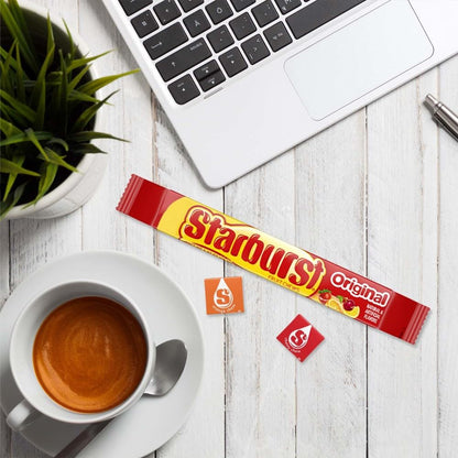 SKITTLES & STARBURST Assorted Candy Variety Pack, Halloween Party Candy Pack, 37.05 oz (18 Count) Bulk Box