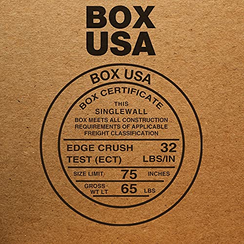 BOX USA Shipping Boxes Small 10"L x 8"W x 6"H, 25-Pack | Corrugated Cardboard Box for Packing, Moving and Storage