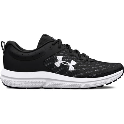 Under Armour Men's Charged Assert 10, (001) Black/Black/White, 10, US