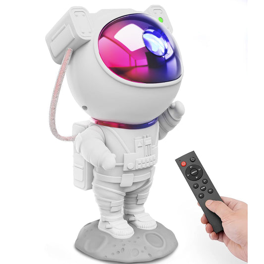 Mooyran Colorful Astronaut Galaxy Projector - Special Limited Edition Star Lights for Bedroom Astronaut Space Projector, Starry Ceiling Lamp with Timer & Remote, Adults Room Decor
