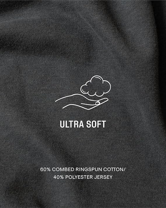 True Classic Mens T-Shirts - Short Sleeve Crew Neck Plain Novelty T Shirt for Men, Pack of 6, Variety, L