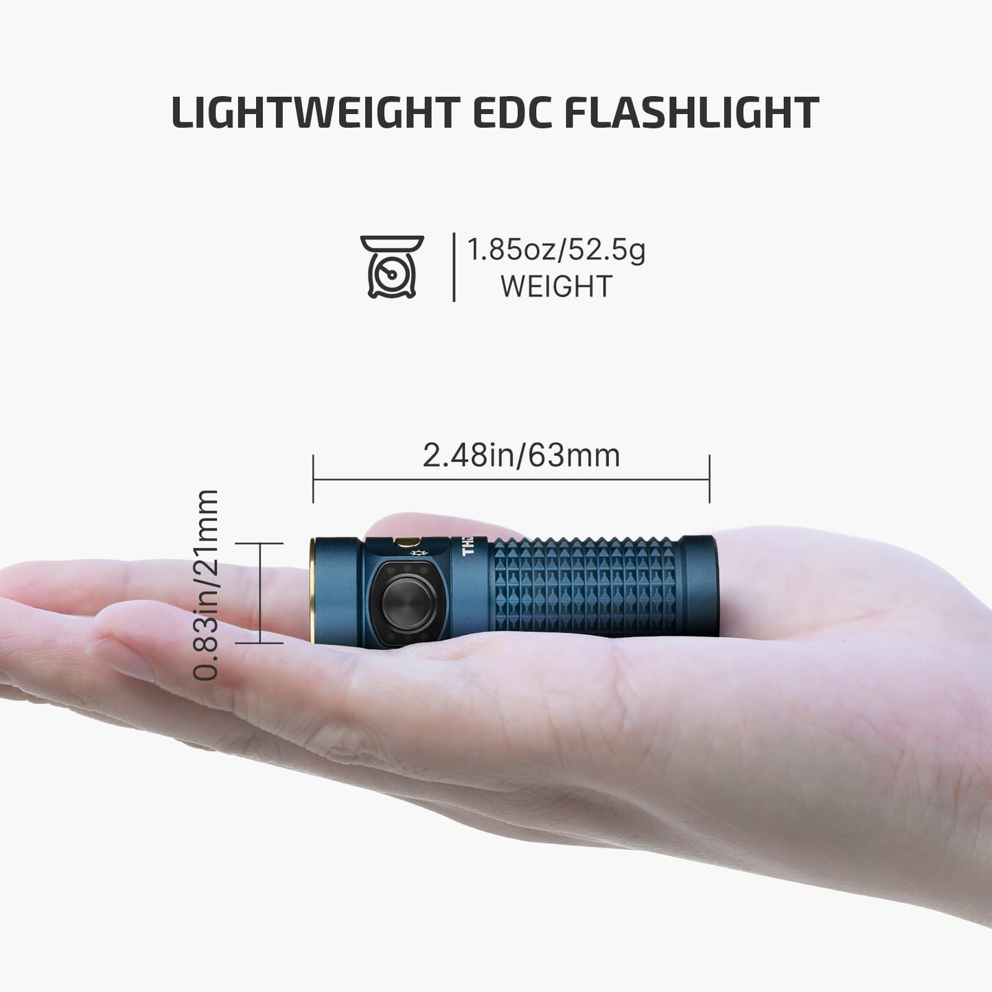 OLIGHT Baton4 Premium Edition EDC Flashlights 1300 Lumens with Type-C Charging Box, Powered by Rechargeable Battery, Small Bright Light (Guidance)