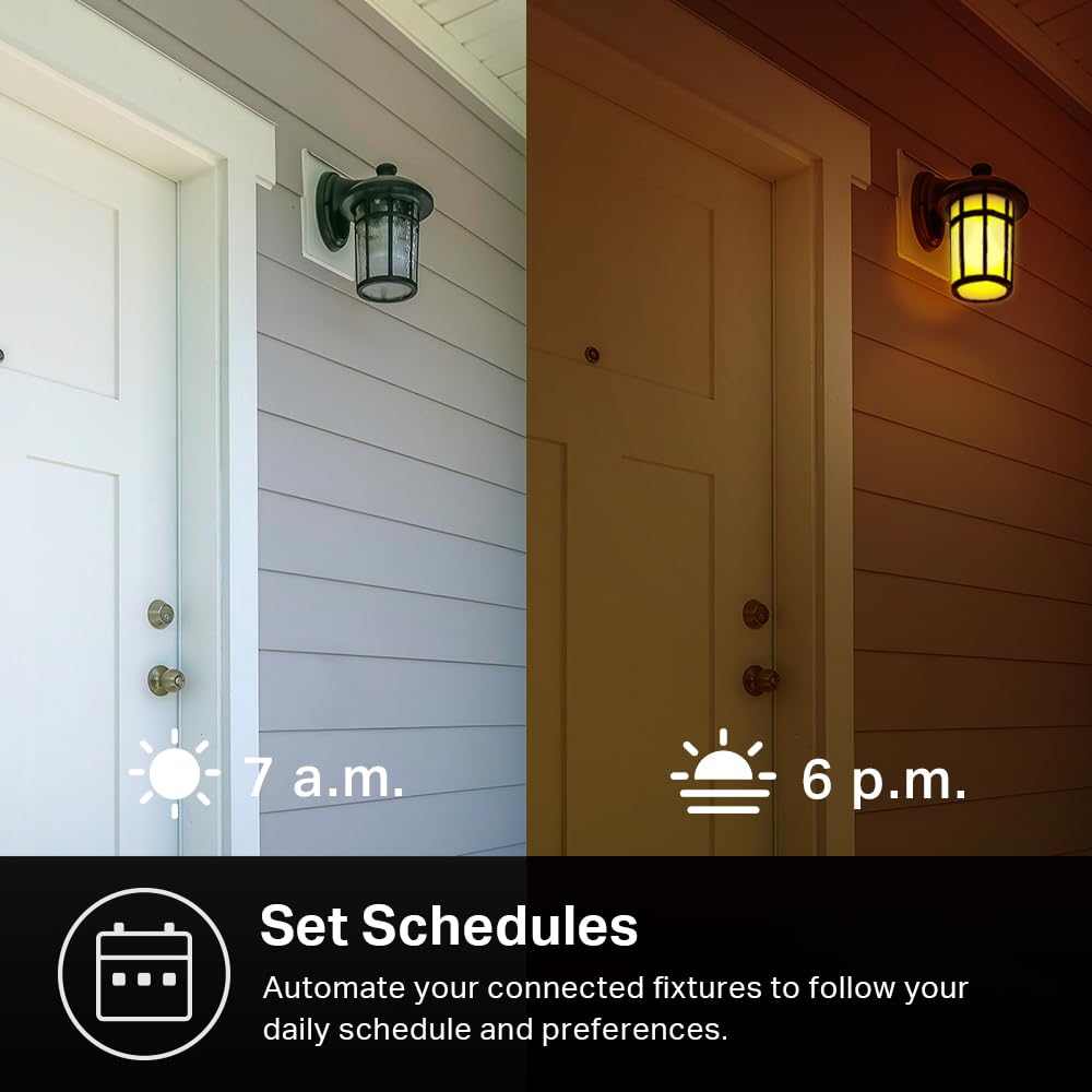 Kasa Matter Smart Light Switch: Voice Control w/Siri, Alexa & Google Assistant | UL Certified | Timer & Schedule | Easy Guided Install | Neutral Wire Required | Single Pole | 2.4GHz Wi-Fi | KS205