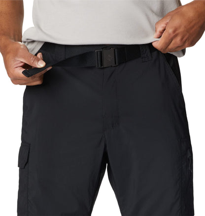 Columbia Mens Silver Ridge Utility Convertible Hiking Pant, Black, 34 x 30