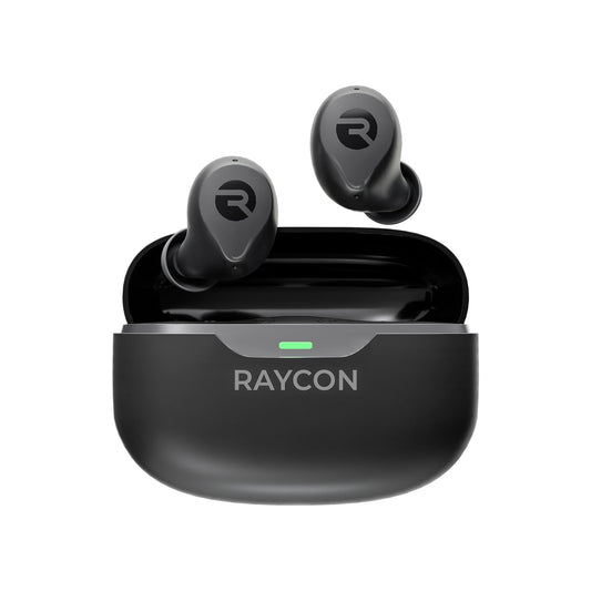 Raycon Everyday Earbuds (2024 Edition) - Bluetooth True Wireless in-Ear Buds with 32 Hours Playtime, Multpoint Technology, Extreme Comfort, and Active Noise Cancellation (Carbon Black)