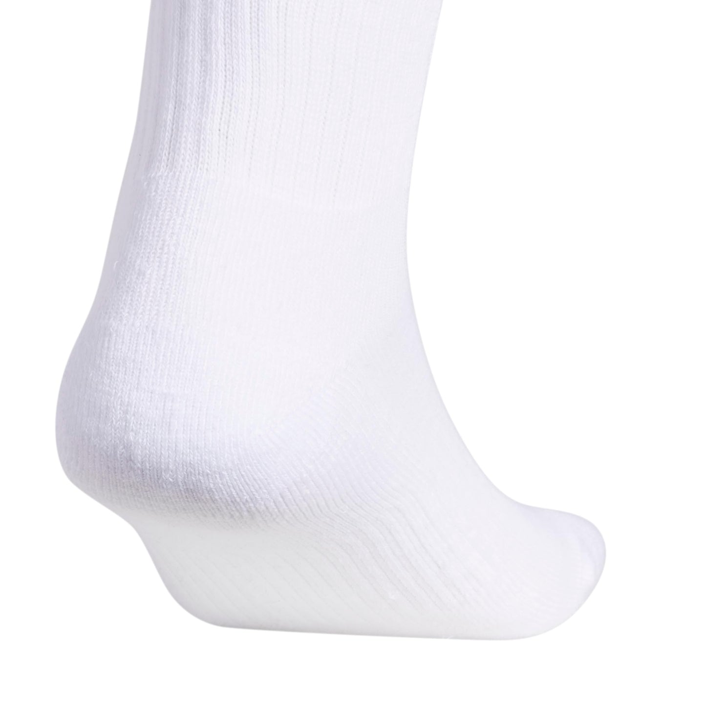 adidas Men's Athletic 6-Pack, Cushioned Crew Socks with Arch Compression for a Secure Fit, White/Black/White, Large