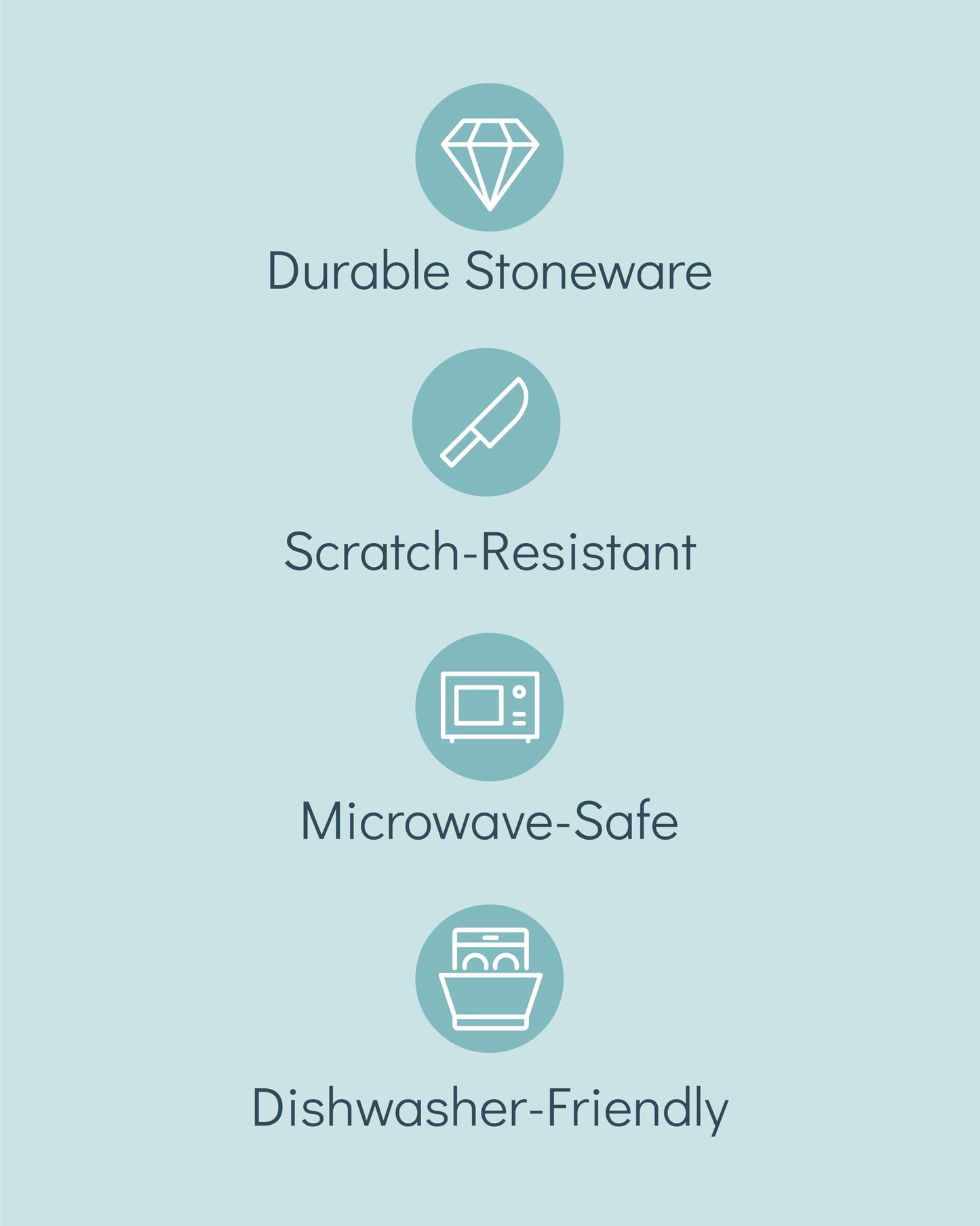 Stoneware dinnerware set 4 persons 16 pcs - Dishwasher, microwave and scratch resistant - Bowl and plate set 4 persons modern - Dinner service Pure Living black in gray…