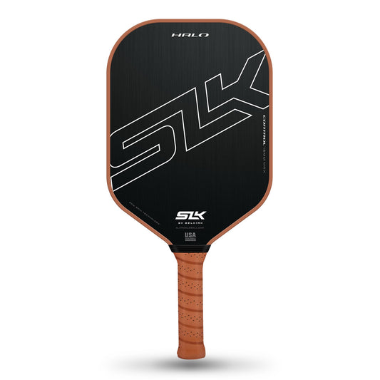 Selkirk Sport SLK Halo Control MAX Pickleball Paddle | Raw Carbon Fiber Pickleball Paddle with a Rev-Core Power Polymer Core | Designed for Ultimate Spin & Power | Black