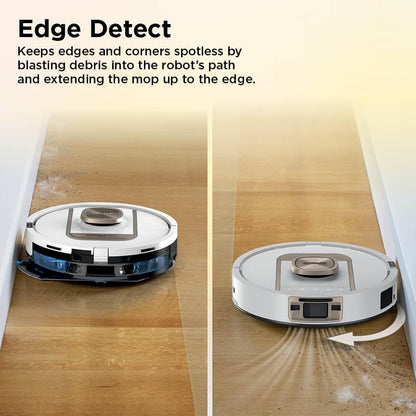 Shark Robot Vacuum & Mop Combo, PowerDetect ThermaCharged NeverTouch Pro, Self-Emptying, Self-Refill with Heated Mop Cleaning, 60-Day Capacity, 30-Day Tank, 6 PowerDetect Technologies, White, AV2900XE