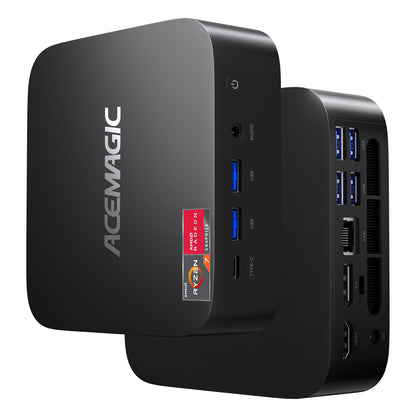 ACEMAGICIAN Kron Mini K1 Mini PC, Ryzen 7 5700U, 32GB DDR4 512GB SSD Mini Computers (8C/16T, up to 4.3Ghz),4K Triple Display Desktop WiFi6/Bluetooth, Compact Silent PC for Light Gaming, Office, Design