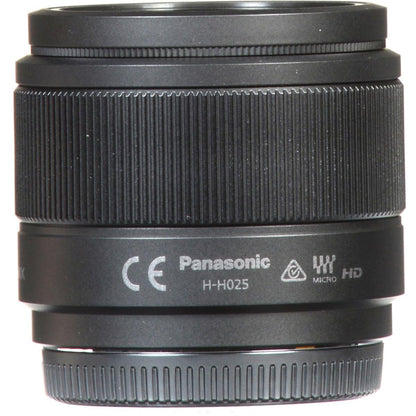 Panasonic LUMIX G Lens, 25mm, F1.7 ASPH, Mirrorless Micro Four Thirds, H-H025K (USA Black)