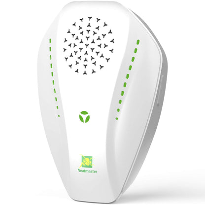 Neatmaster Ultrasonic Pest Repeller, Electronic Pest Repellent Ultrasonic Plug in, Pest Control for Bug, Roach, Spider, Ant, Flies, Mosquito; Bug Repellent Indoor for House, Garage, Warehouse