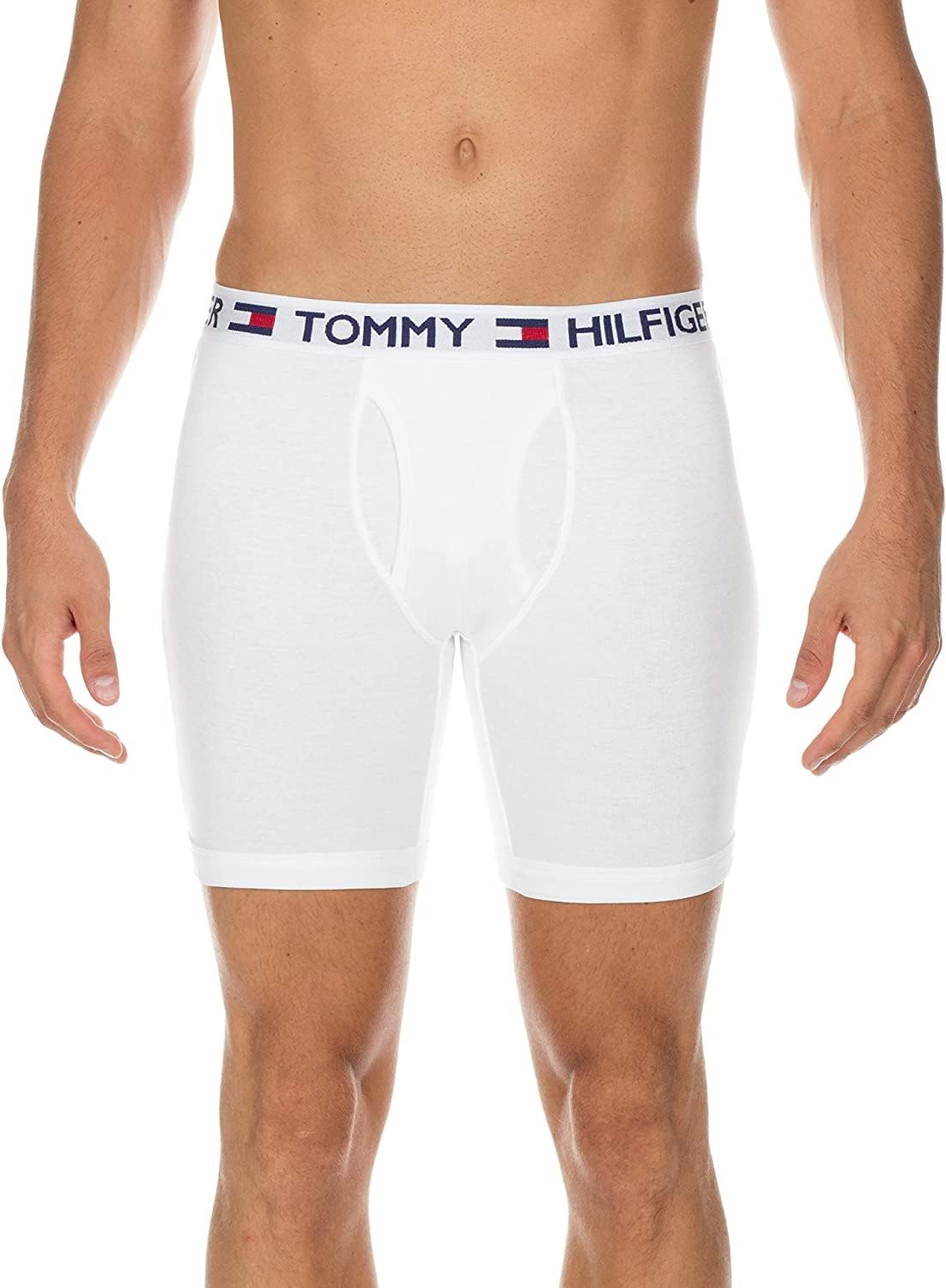 Tommy Hilfiger Men's 4 Pack Boxer Brief Red Navy White, Red/Navy/White, XX-Large