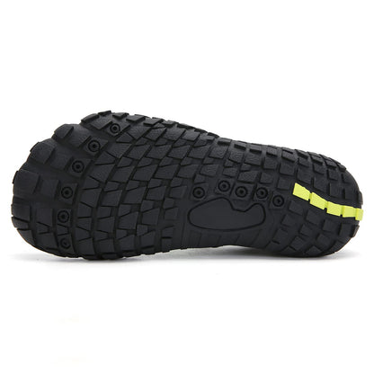 UBFEN Water Shoes for Kids Boys Girls Aqua Socks Barefoot Beach Sports Swim Pool Quick Dry Lightweight Toddler Little Big Kid A Black Green 8 Big Kid