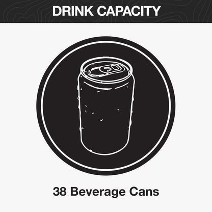 Pelican Elite 50 Quart Cooler (White/Grey)