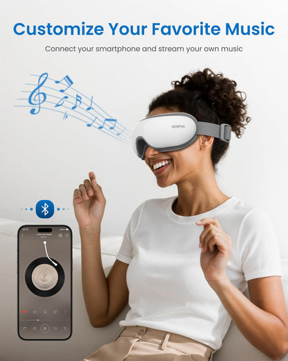 RENPHO Eyeris 1 Eye Massager with Heat, Fathers Day Birthday Gifts Eye Mask for Mom Dad Women Men Her Him, FSA HSA Eligible Smart Sleep Mask for Relax, Reduce Strain